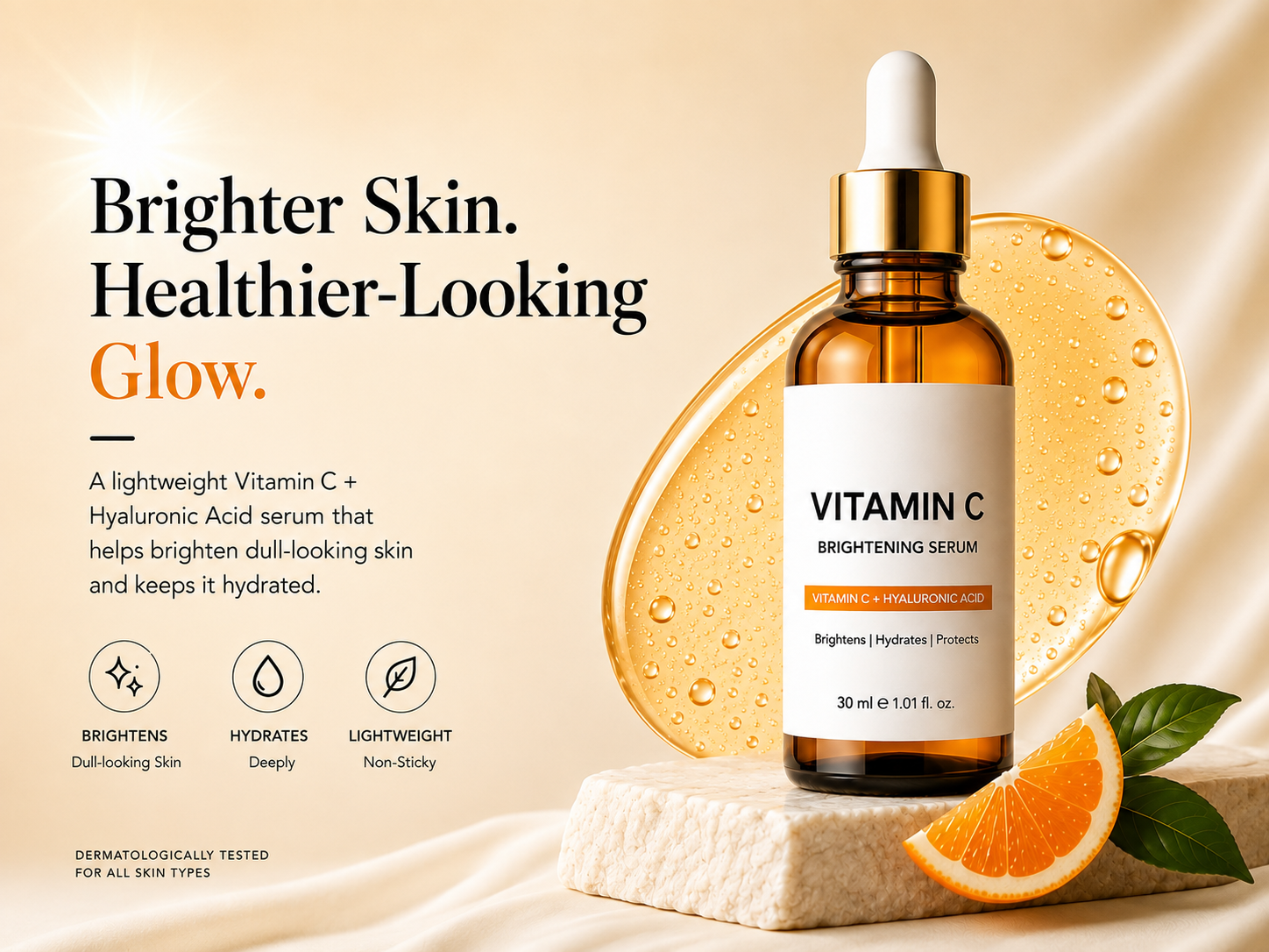 Vitamin C Serum — E-commerce Design case study cover