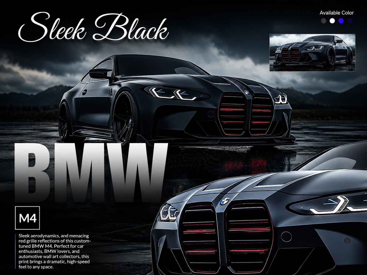 BMW M4 — Automotive Advertising case study cover